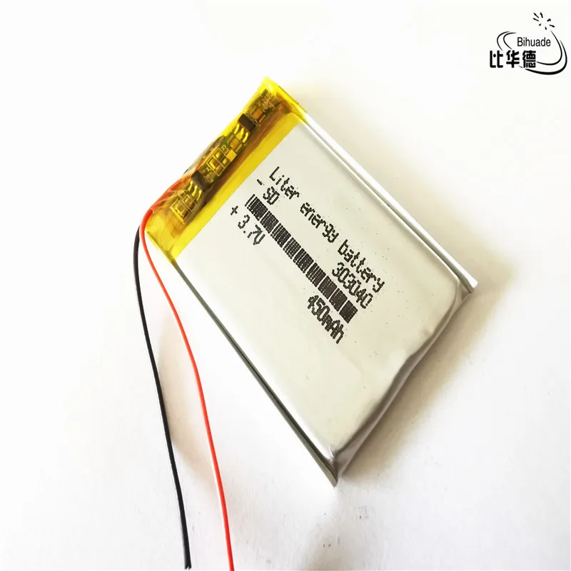 Китайский поставщик завод в Шэньчжэне OEM 303040 3 7 lipo rc аккумулятор 450 мАч для