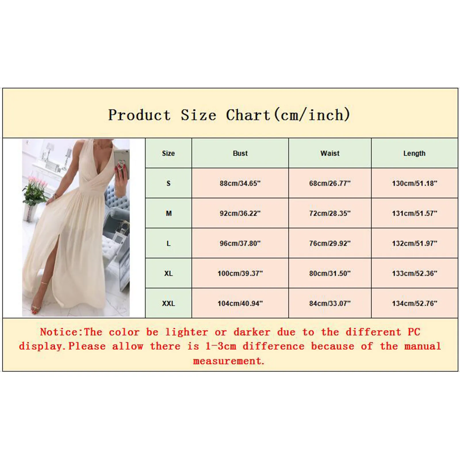 

Sagace Sexy Women Beach V-neck Dresses Summer Party A-line Midi Formal Dress V-neck Solid Color Fashion Split Party Dress