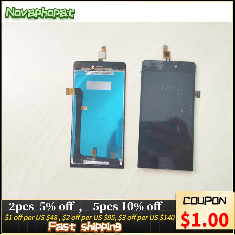Novaphopat 4.7&quot Black Touchscreen For Explay Indigo Touch Screen Digitizer Sensor Panel Glass LCD Display Full Assembly | Мобильные