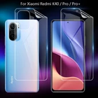 Гидрогелевая пленка для Xiaomi Poco F3 Redmi K40 Pro Plus 5G, прозрачная, ТПУматовая, с защитой от отпечатков пальцев, полное покрытие, мягкая защитная пленка для экрана