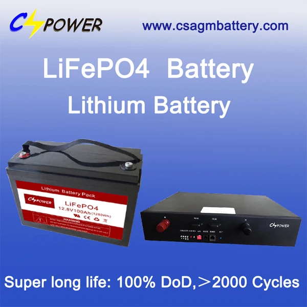 

Solar Energy Storage 12V 100Ah LiFePO4 Lithium Battery
