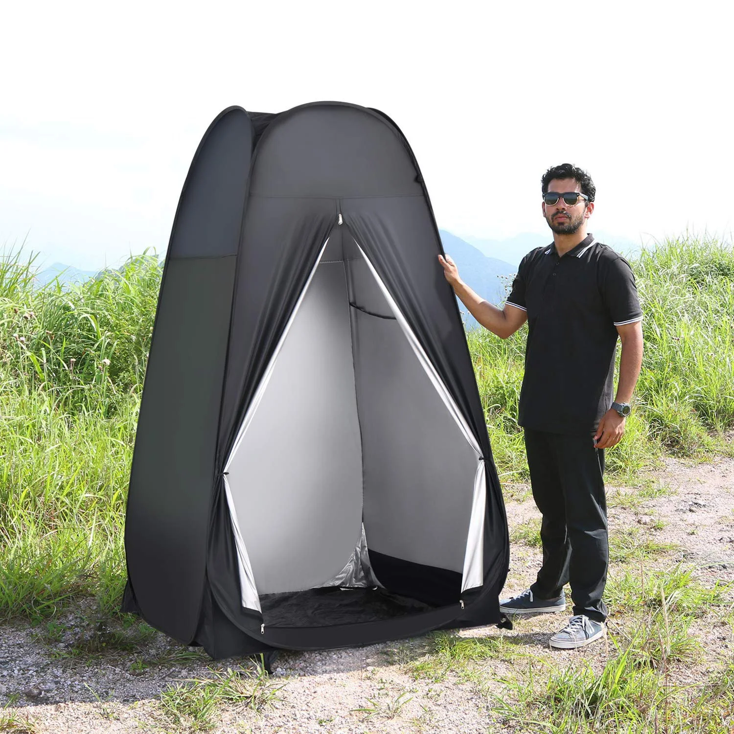 

Automatic Quick Opening and Changing Clothes Outdoor Shower Bath Insulation Fishing Bath Toilet Toilet Changing Camping Tent