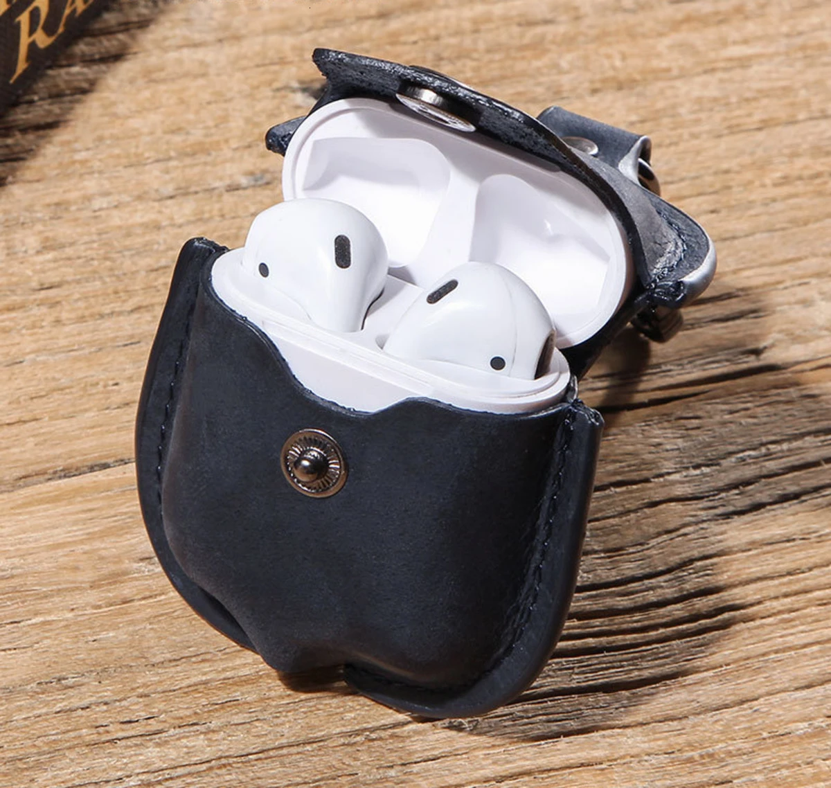 Airpods защитная оболочка Италия Crazy Horse Hide Apply Apple 2 Беспроводная bluetooth-гарнитура |