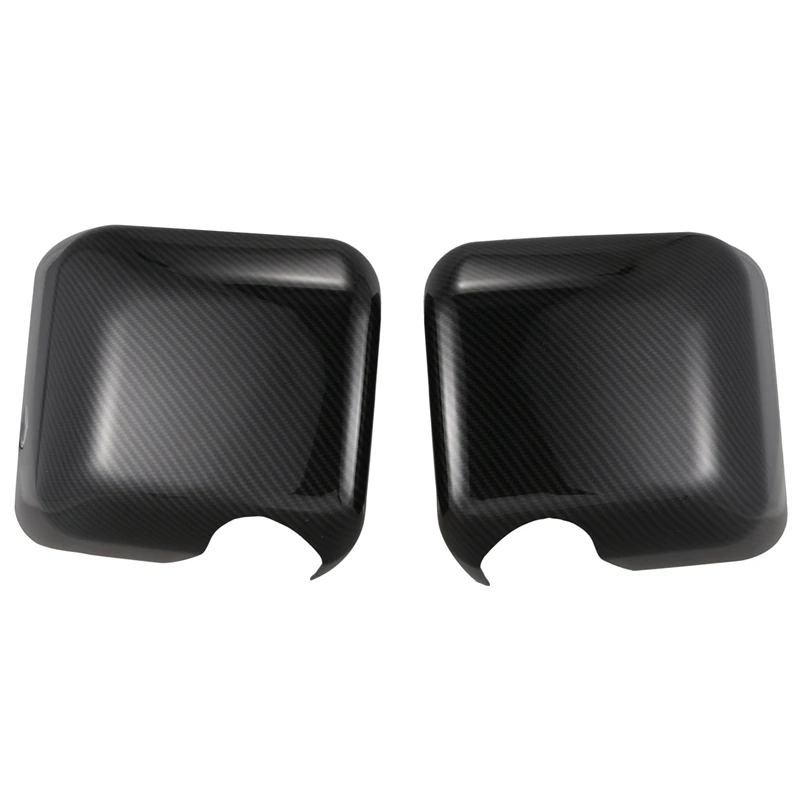 Новое углеродное волокно боковое зеркало заднего вида Накладка подходит для Jeep