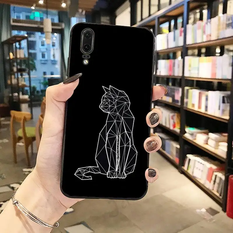 

Minimal line art pattern luxury brand Phone Case cover For Huawei honor Mate P 10 20 30 40 Pro 10i 9 10 20 8 x Lite