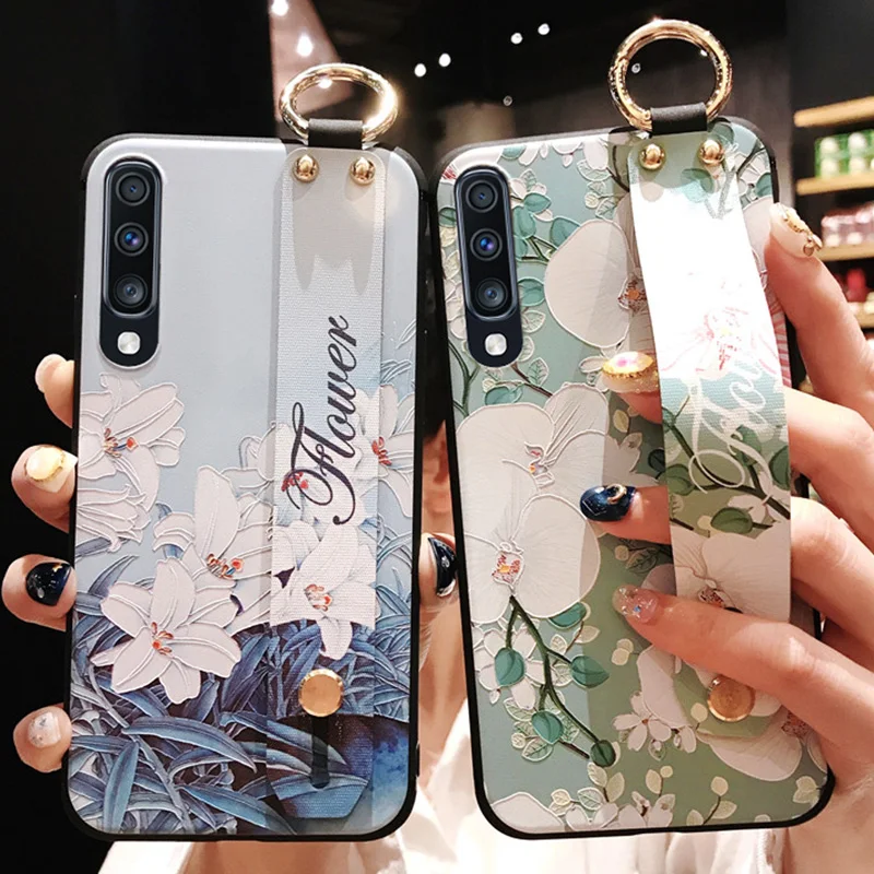 Чехол на запястье Mate 20 Pro для Huawei P20 P30 P40 Lite 30 P Smart Z Funda Модный чехол из ТПУ с