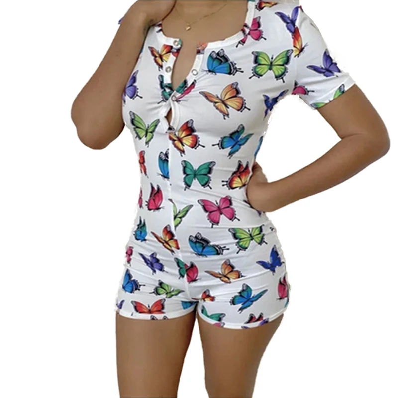 Пикантное Женское боди QRWR облегающий короткий комбинезон с коротким рукавом и