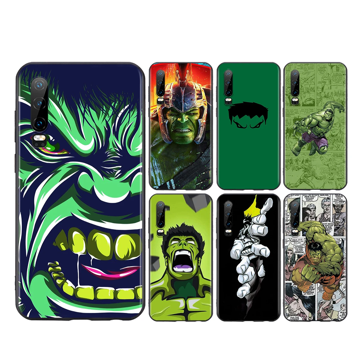 

Hulks Avengers For Huawei P50 P40 P30 P20 P10 P9 P8 Lite E Pro Plus Lite Mini 2019 2017 Black Soft Phone Case