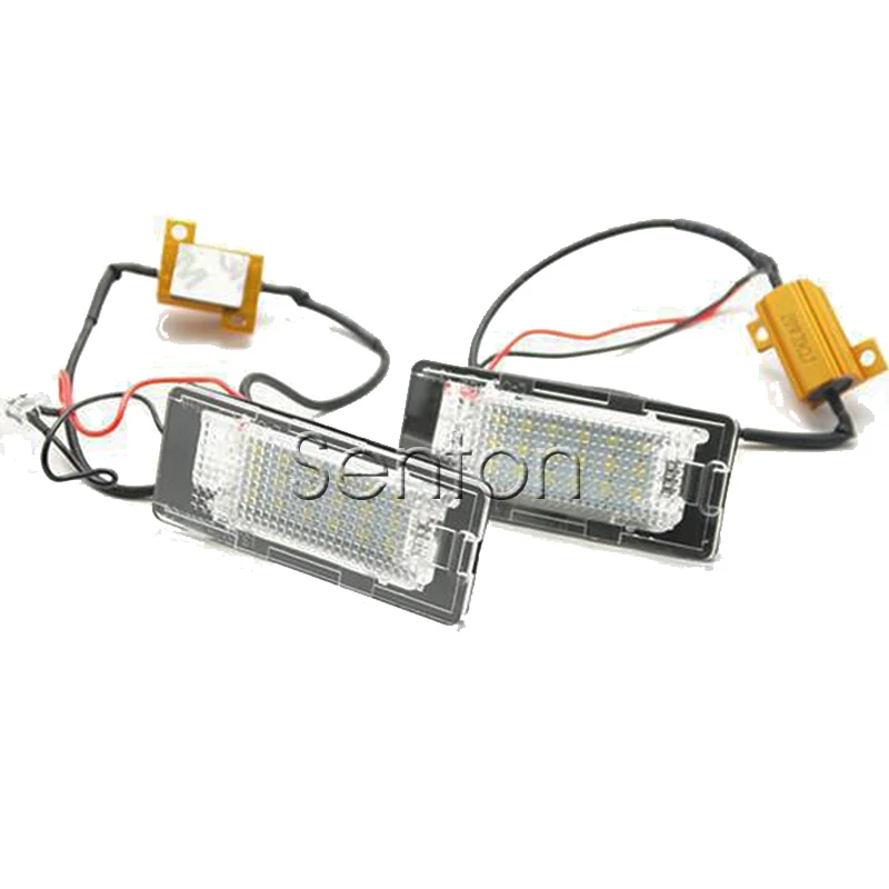 1 пара Автомобильный светодиодный номерной знак светильник 12V SMD LED лампы для VW Passat