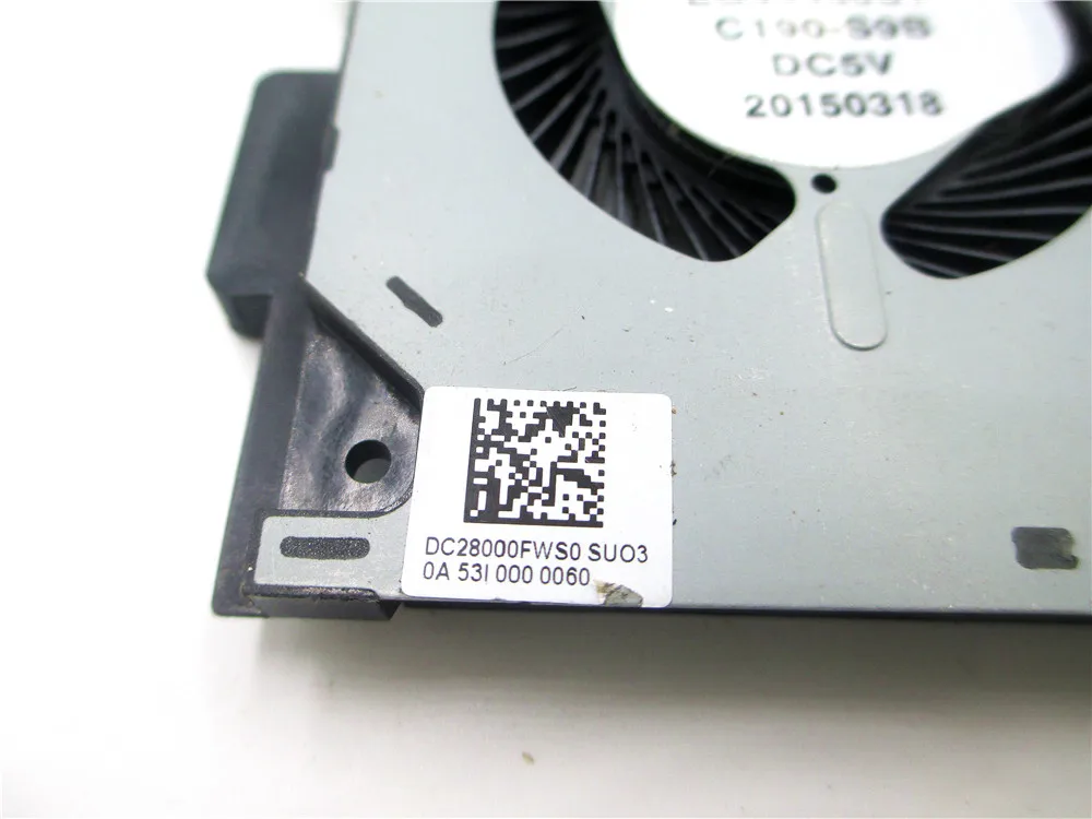 Фото Охлаждающий вентилятор ЦП для Lenovo Z51-70 Y50C V4000 Z41-70 V4000 DFS561405PL0T FGJA DC28000FWF0 EG50060S1-C190-S9B DC28000FWS0 №2