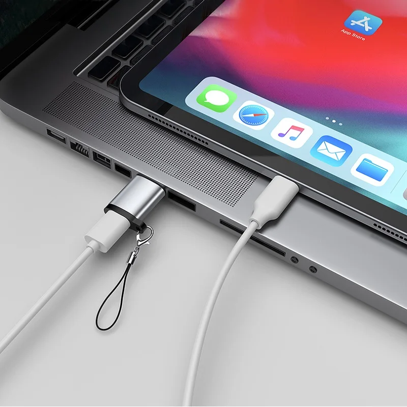 Адаптер Untoom USB Type C OTG переходник с 3 0 папа на мама адаптер для iPhone 12 Macbook ноутбука