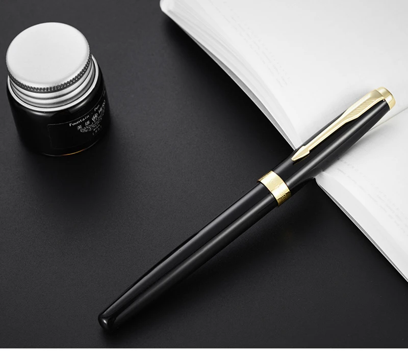 Бренд Hero 1502 Роскошная металлическая перьевая ручка PK Sonnet форма деловая офисная ручка для письма купить 2 ручки отправить подарок