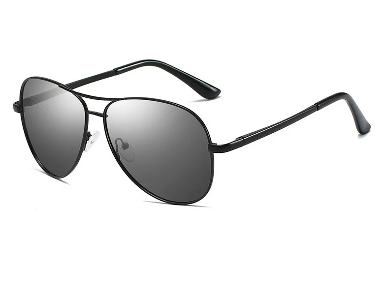 Black Frame Мужские поляризованные фотохромные солнцезащитные очки с защитой от уф400 лучей, очки для рыбалки, велоспорта, вождения, спортивные очки, меняющие цвет - Цвет: Black Frame