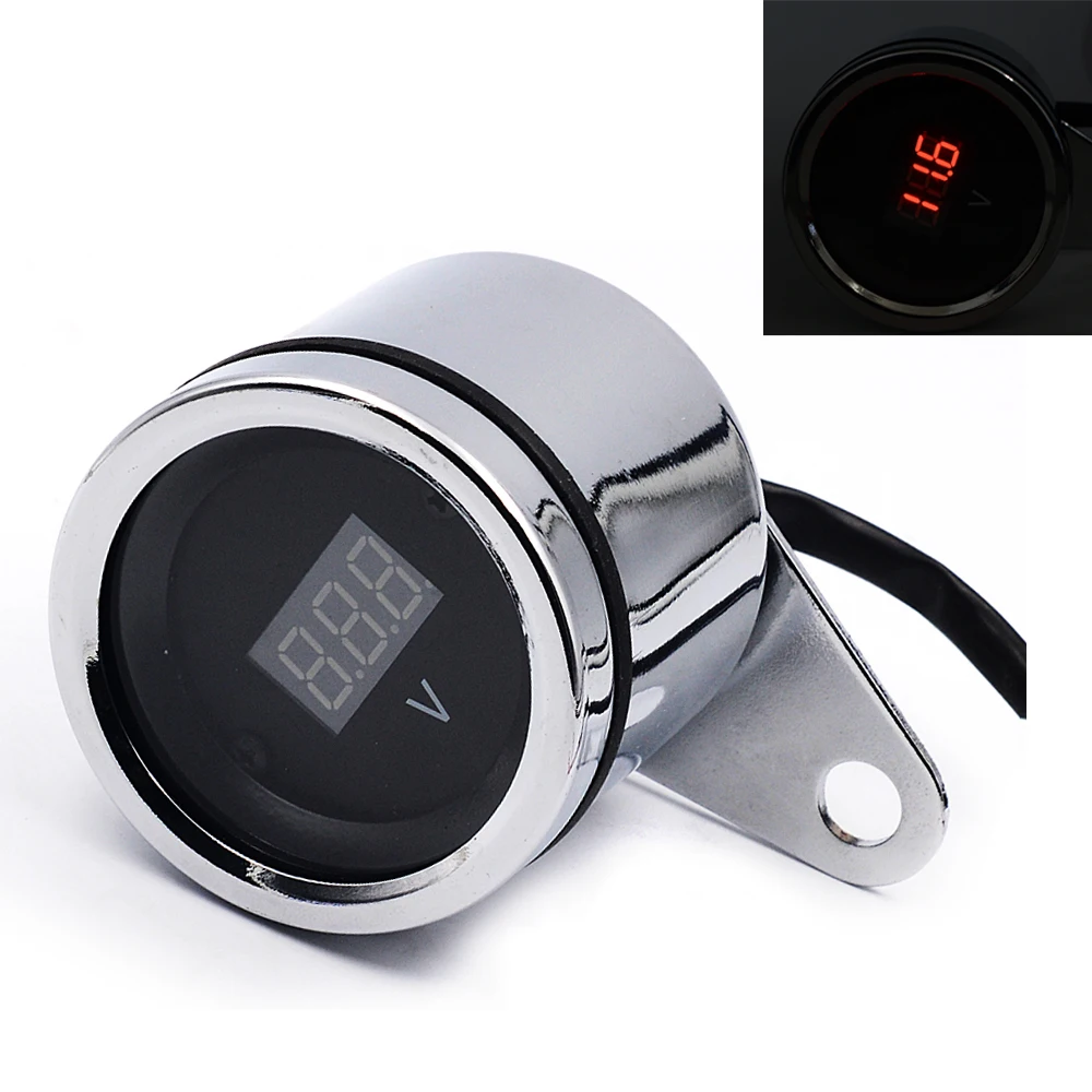 Новая мода 12 в цифровой дисплей Светодиодная панель вольтметр измеритель