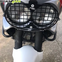 for honda xrv750 africa twin motorcycle headlight protector cover grill xrv 750 africatwin 1996 2002 1997 1998 1999 accessories