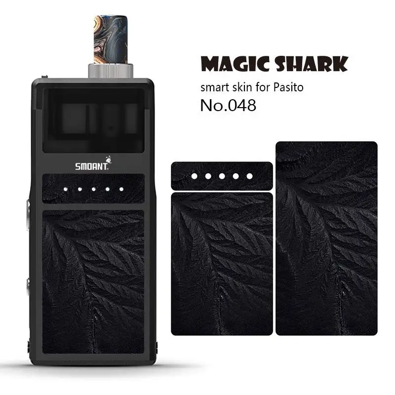 Magic Shark 2.5D ПВХ стильный водонепроницаемый волнистый камень печать не выцветает чехол пленка наклейка для кожи для Smoant Pasito 046-055 - Цвет: 048