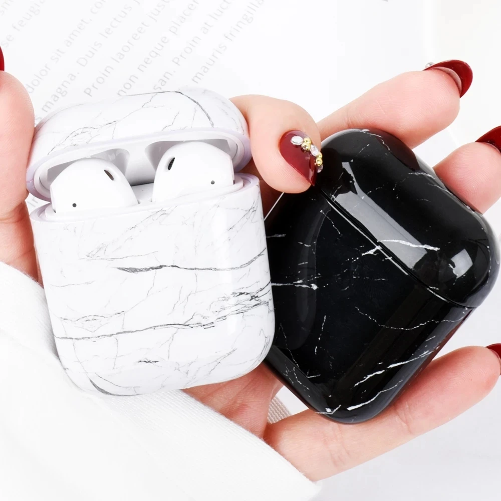 Чехол для Apple AirPods Air стручки Pro 2-1 шт. чехол модный Лидер продаж мраморный узор