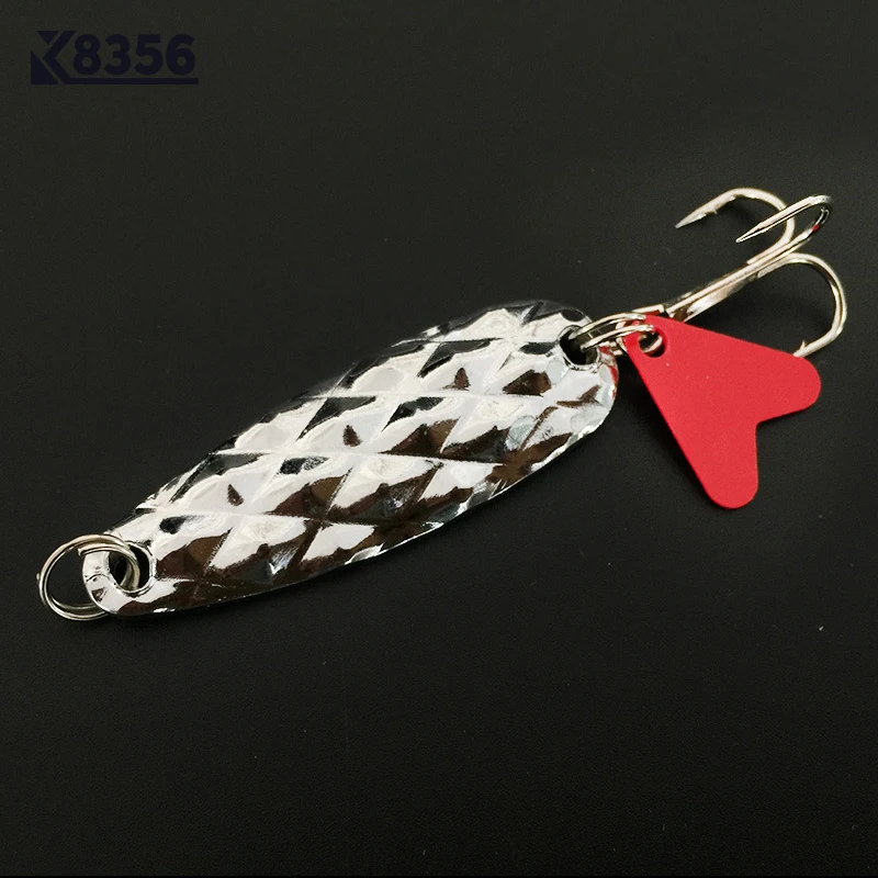 Рыболовные приманки K8356 2 шт./лот 5 см 7 г жесткие металлические в виде ложки с