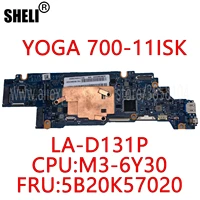 sheli for lenovo yoga 700 11isk original mainboard la d131p with m3 6y30 8gb cpu 5b20k57020