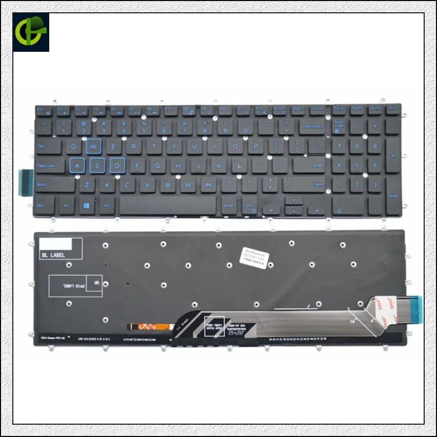 Английская клавиатура с подсветкой для Dell G5 15 5587 5590 G7 7588 7790 игровая ноутбука