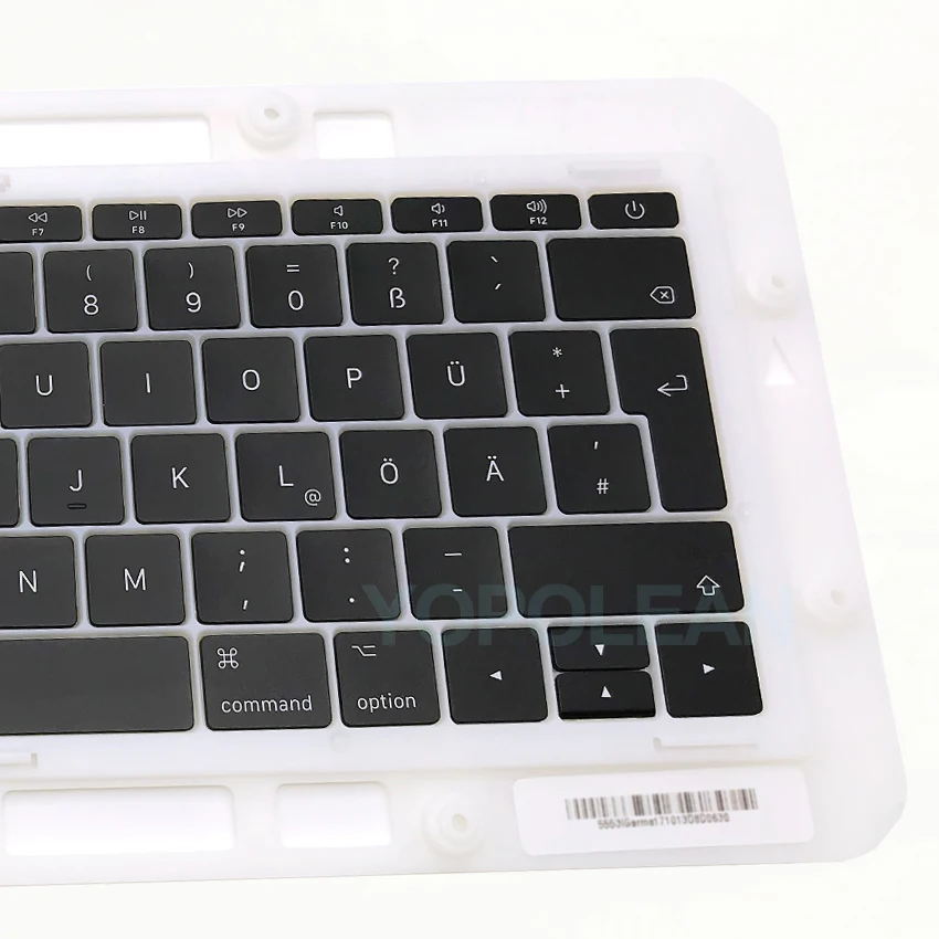 Новые Замена клавиатуры для Macbook Pro 13 &quotA1708 клавиатура немецкие колпачки клавиш