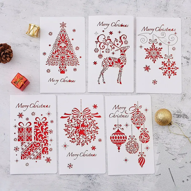 1 открытка + Конверт/набор Мультяшные открытки с вырезами поздравительные