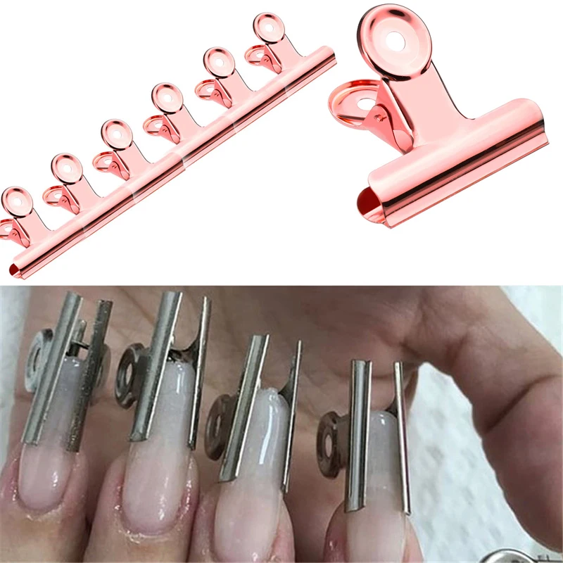 

Professional Fiberglass Nail Extension Glass Fiber for Nail Silk Extension Nail Form Rose Gold Acrylic Tips Nail Pinching Tool