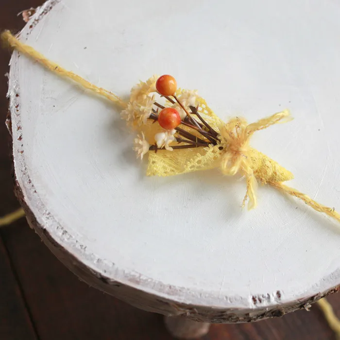 Новорожденные фотографии реквизит Детские резинки для волос Искусственный