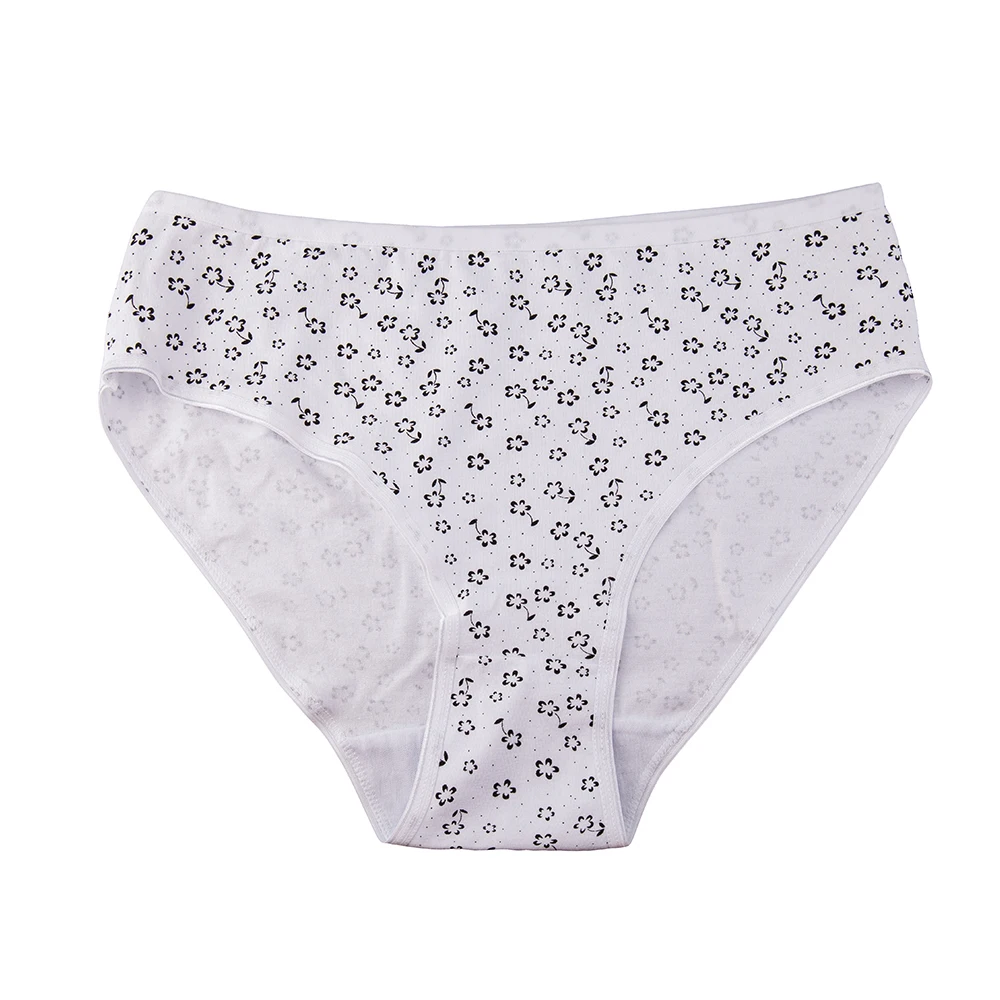Нижнее белье FUNCILAC женские трусики большого размера с цветочным принтом