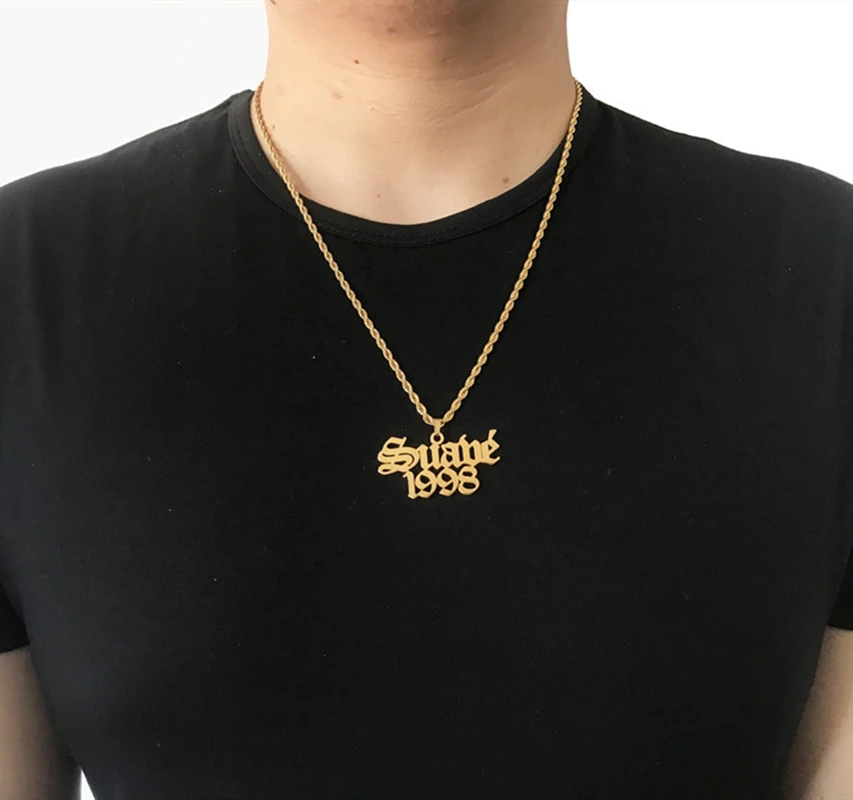 Ожерелье цепочка с толстыми бусинами под заказ колье из нержавеющей стали