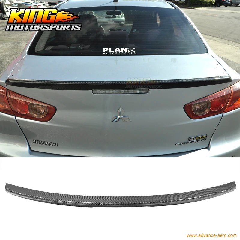 Спойлер для багажника из углеродного волокна подходит Mitsubishi Lancer EVO-X Mr style 2008-2015 |