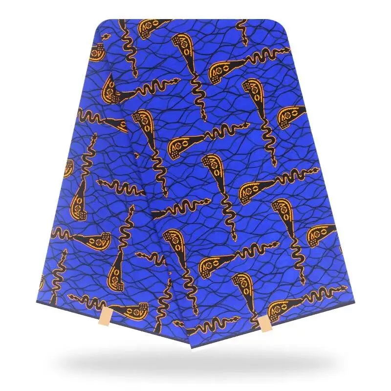 Вечерние платья материал настоящий воск из Анкары ткань с принтом высокое