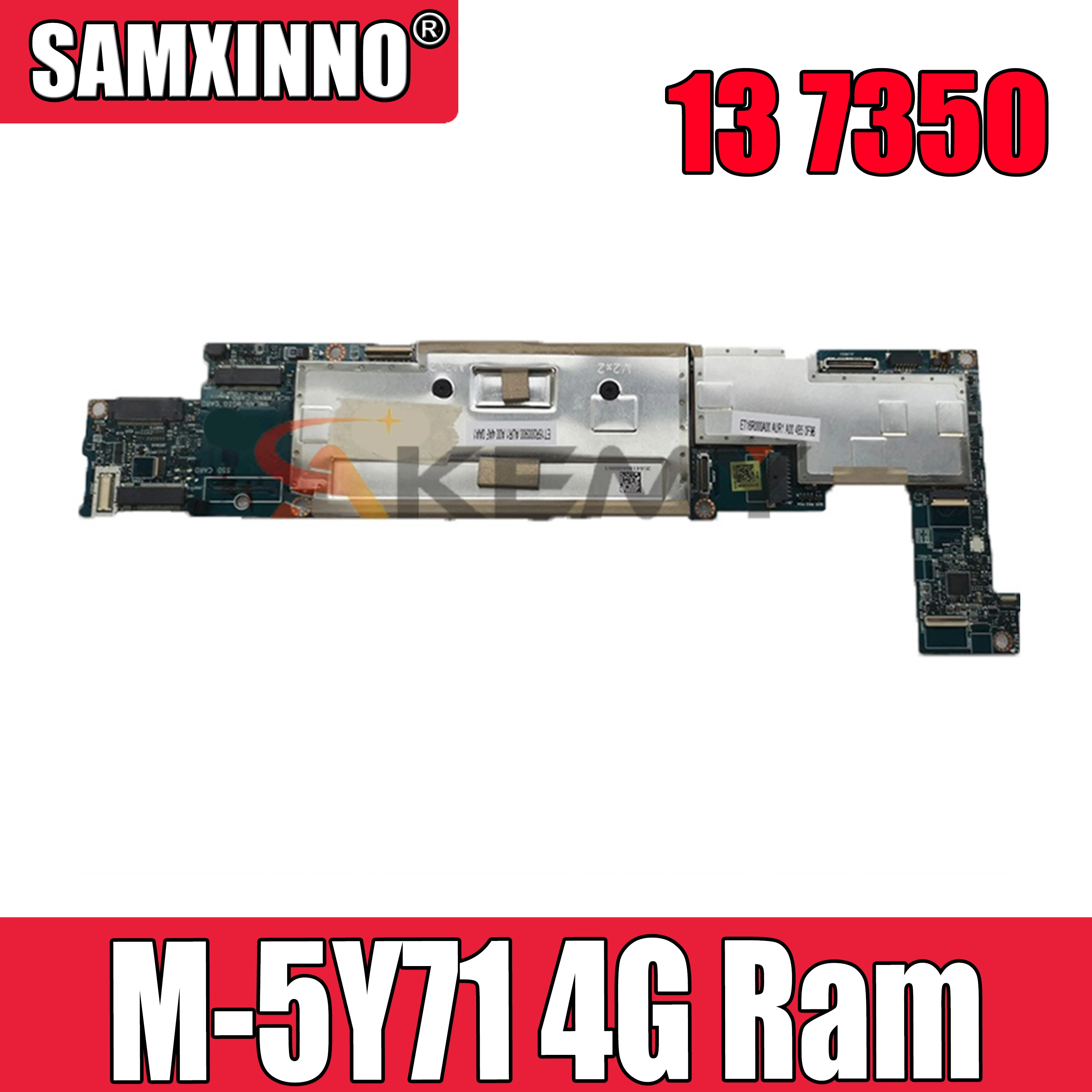 Bestellen Original Laptop Motherboard Für DELL Latitude 13 7350 Core M-5Y71 SR23Q 4G Ram Mainboard CN-0658C6 0658C6 ZAU70 LA-B331P