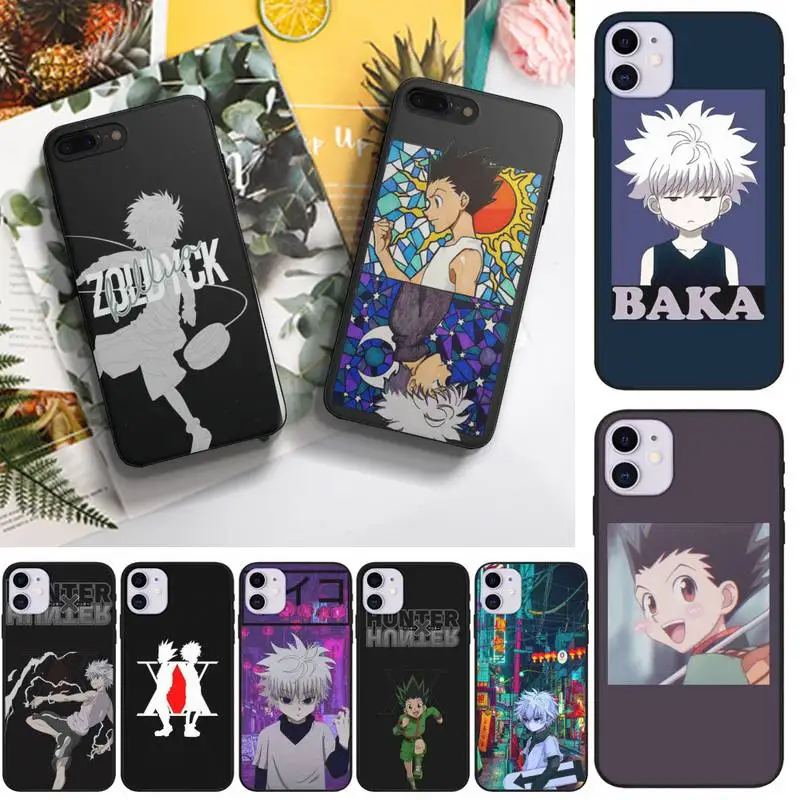 

HUNTER X HUNTER Killua Zoldyck Anime Phone Case Fundas Shell Cover For Iphone 6 6s 7 8 Plus Xr X Xs 11 12 13 Mini Pro Max
