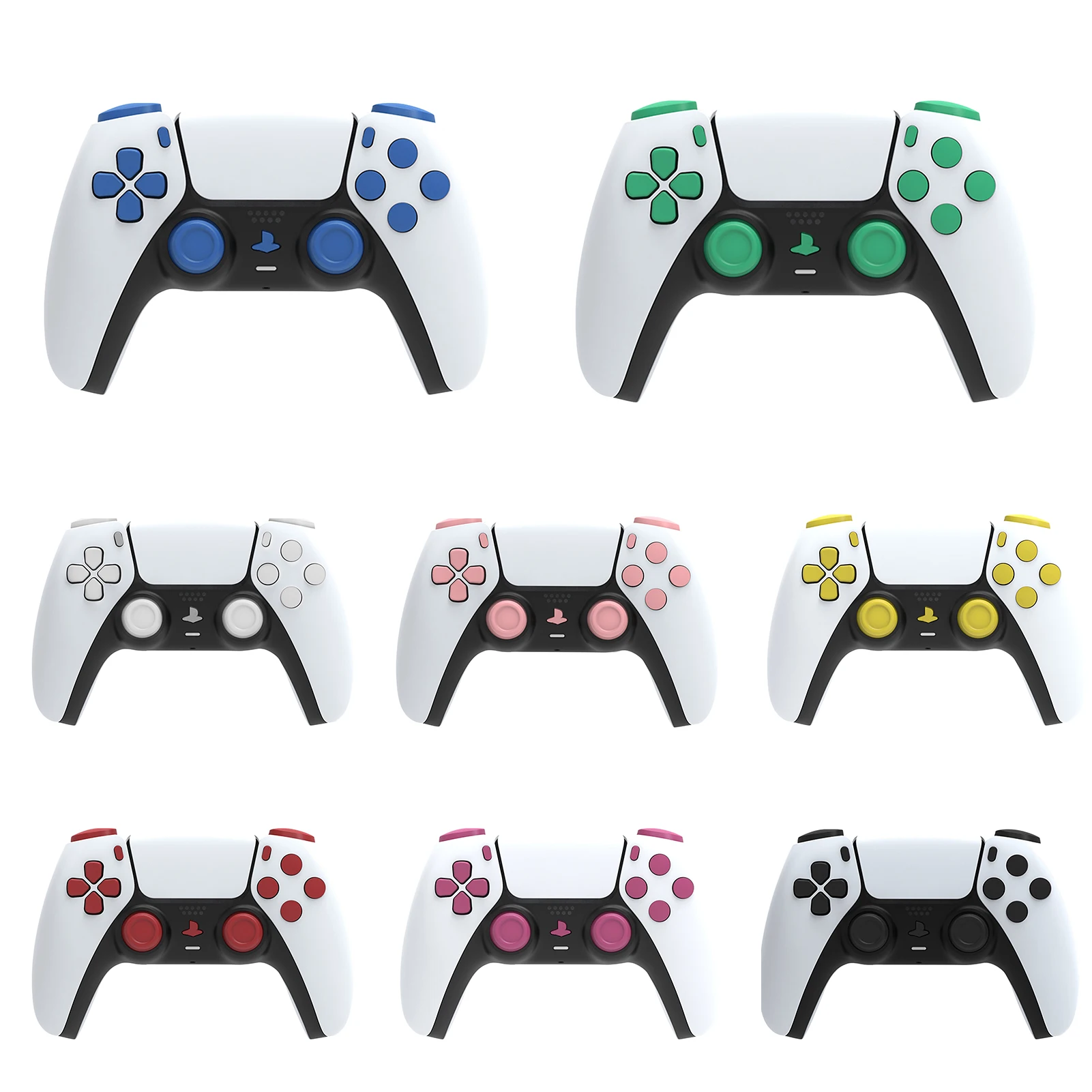 

Replacement Controller Button Keys Handle Cap Cover For PS5 Game Console Repair Game Console Accessories