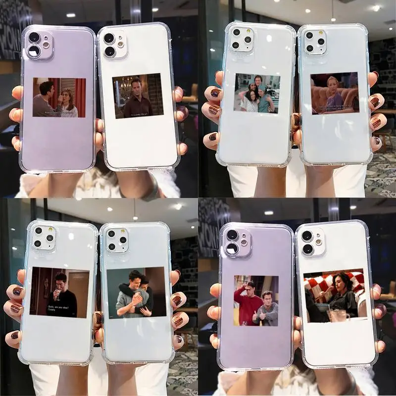 

friends tv show Phone Case For iPhone X XS MAX 6 6s 7 7plus 8 8Plus 5 5S SE 2020 XR 11 11pro max Clear funda Cover