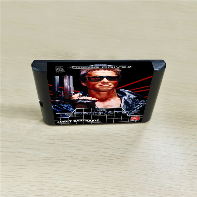 Терминатор 16 битный MD игровой Картридж для консоли MegaDrive Genesis|game cartridge bits|terminator
