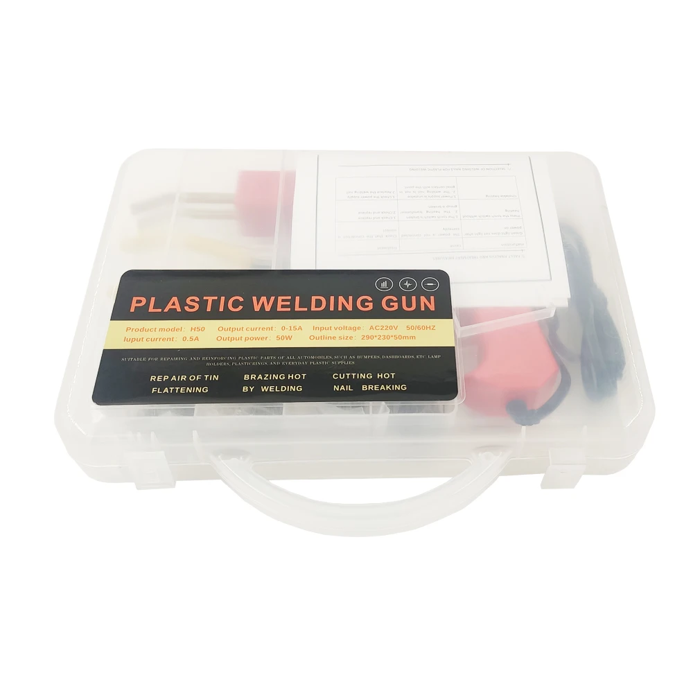 Удобный пластиковый сварочный аппарат горячий степлер паяльник для
