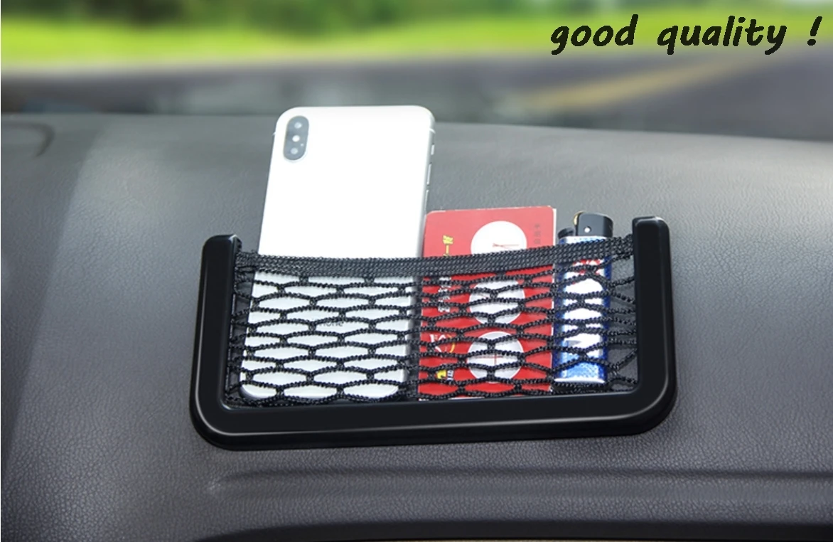 

CAR NEW phone bag Mesh Net Holder Pocket for Mercedes Benz Generation GLE63 GLE450 Mini R56 R58 R59 R60