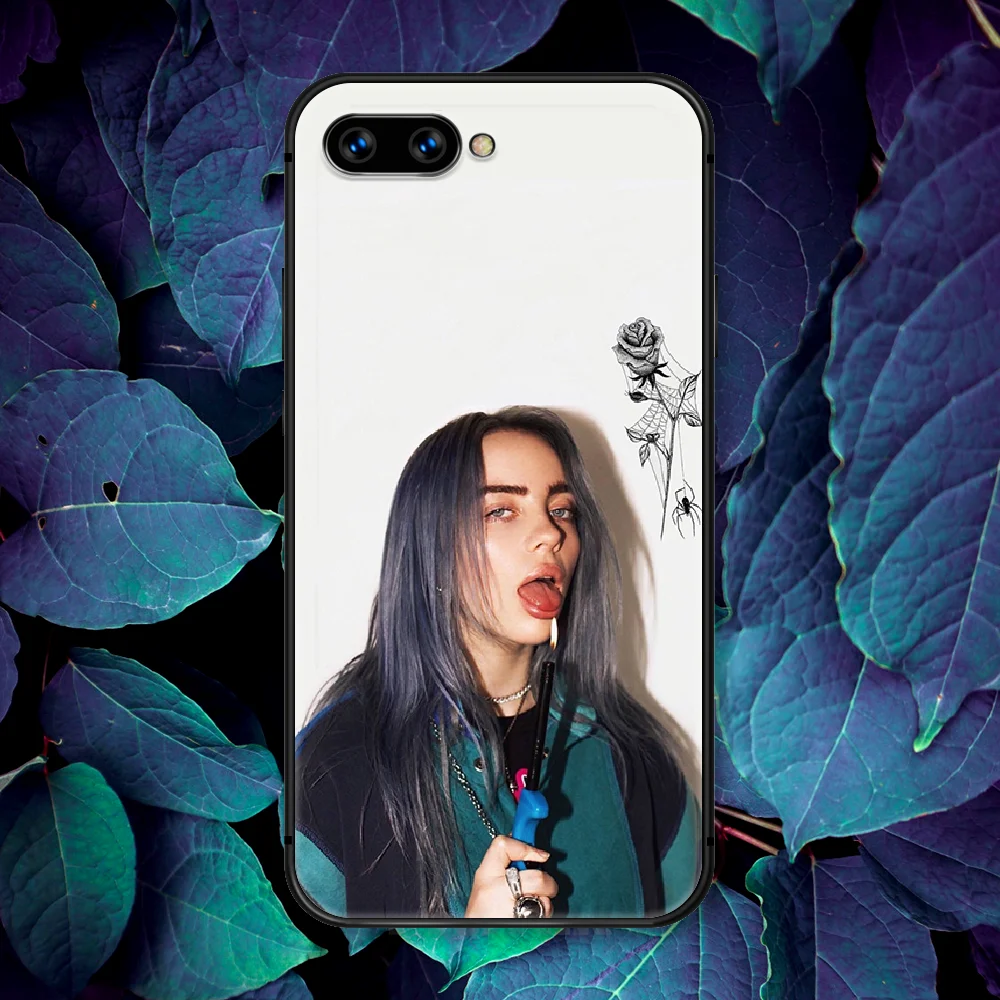 

Bille Singer Phone Case For Huawei Honor 6A 7A 7C 8 8A 8X 9 9X 10 10i 20 Lite Pro Play black Waterproof Silicone Bumper Luxury