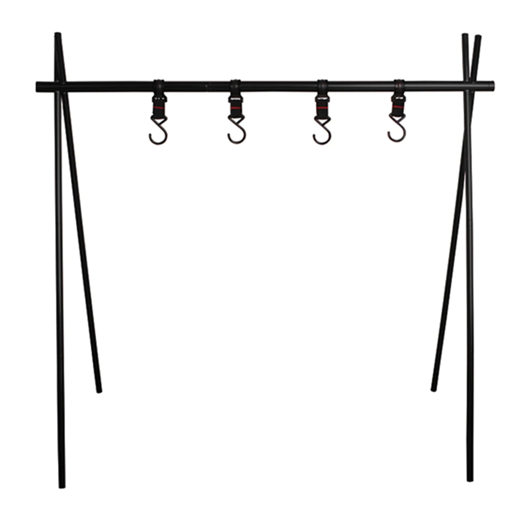 

Aluminum alloy hanging shelves 8 kg outdoor camping triangular cookware shelves