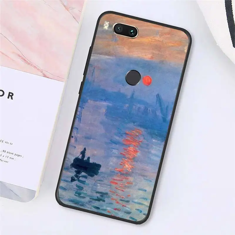

Van Gogh art pattern Phone Cases For Xiaomi Redmi note 7 8 9 t k30 max3 9 s 10 pro lite Luxury brand shell funda coque