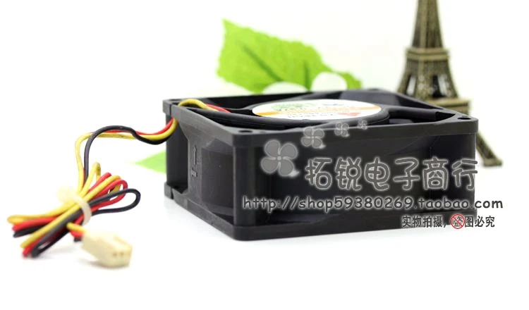 Y.s.tech Fd128032hb 12В 0.37a 8032 8 см трехпроводный двухшариковый Вентилятор охлаждения |