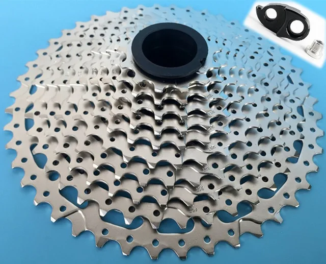 MS8 Silver with Hook Original SunRace 11-speed cassette CSMS8 CSMX8 11-46T bicycle cassette flywheel for Shimano SRAM flywheel Sunrace 11-46 11s cass - Цвет: MS8 Silver with Hook