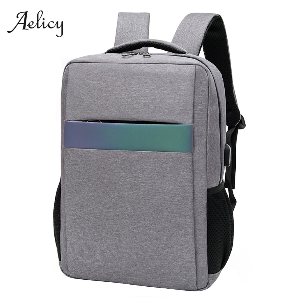Aelicy Противоугонный рюкзак с usb-портом бизнес большой емкости ноутбук мужские и женские рюкзаки школьная сумка дорожная сумка