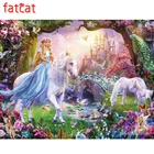 Набор для алмазной вышивки Замок принцессы, квадратной формы