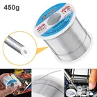 Оловянный тонкий провод 6337 450 г 0,5 мм-2,0 мм, припой с канифолью, с 2% флюсом и низкой температурой плавления для электрического паяльника