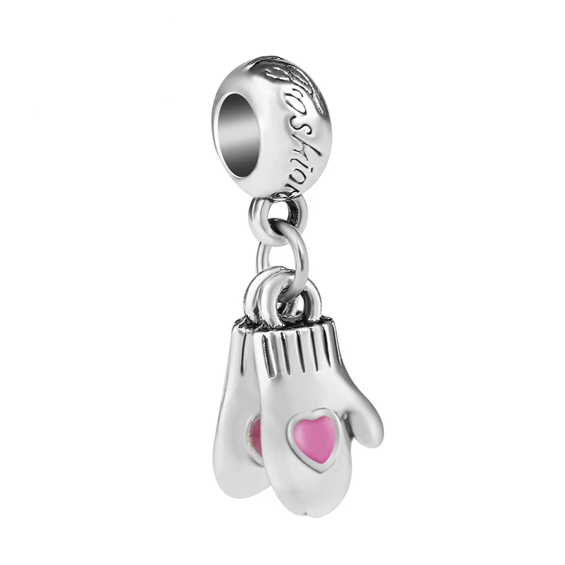 2 шт./лот зимние перчатки Astyle Подвеска Шарм Бусины Подходит для брендового