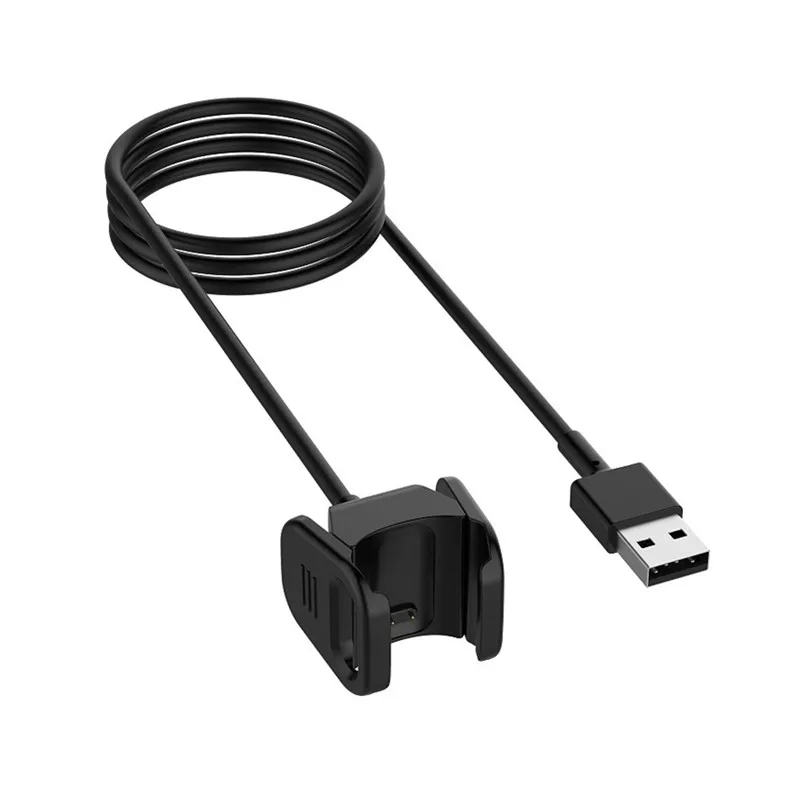 ONEVAN 55 см/1 м USB зарядный кабель для Fitbit charge 3 Смарт-часы зажим фитнес-трекер