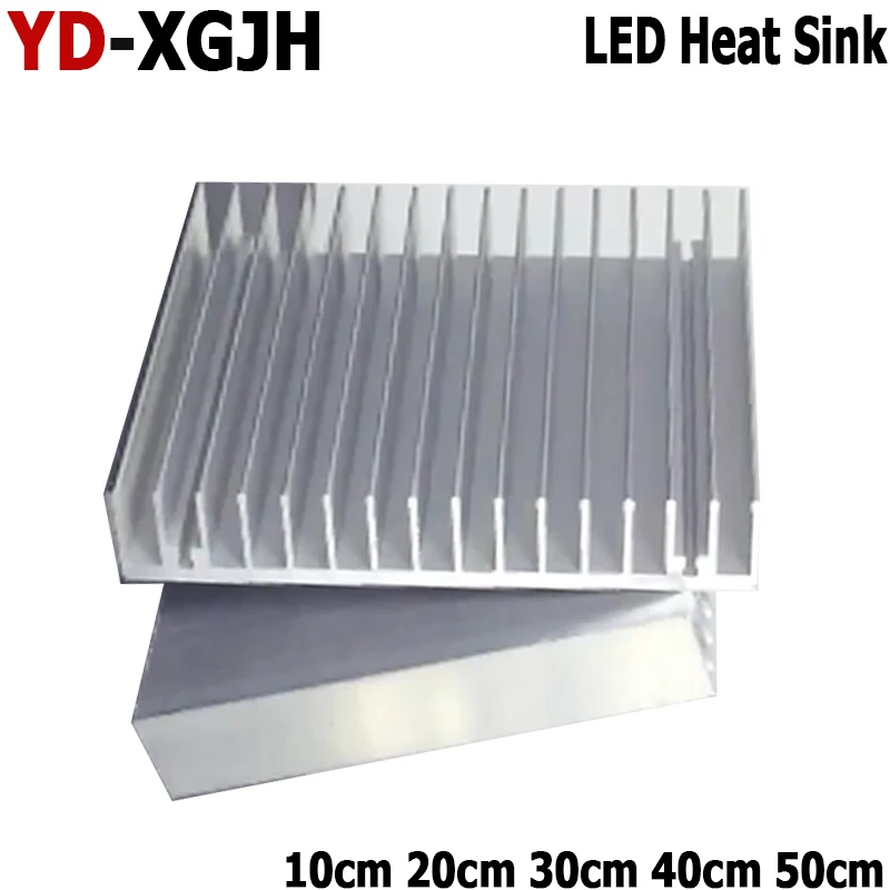 Мощный светодиодный алюминиевый профиль длинный плотно зубчатый радиатор лист